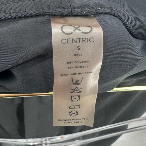 Centric Black Shorts with Spandex Womens Small Black Running Hiking Tennis Golf - Picture 8 of 9